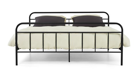 Bed Alex 2-persoons, zwart