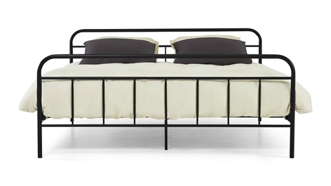 Bed Alex 2-persoons, zwart