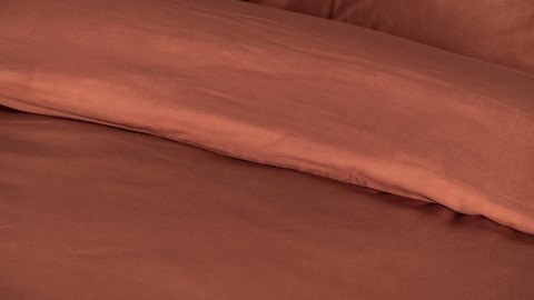 Dekbedovertrek Sophia, terracotta