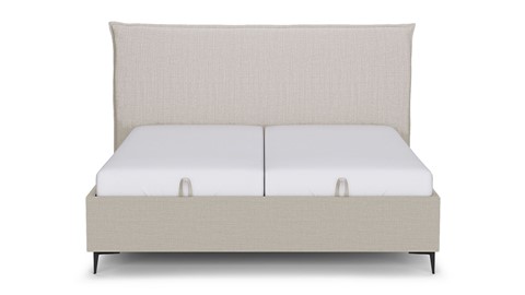Opbergbed Morgan - Pure touch, natural