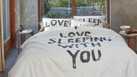 Dekbedovertrek Love Sleep, naturel