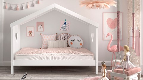 Huisbed Amori, wit