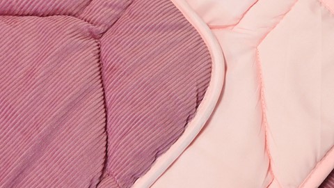HappyBed Corduroy - dekbed zonder overtrek, dusty rose