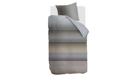 Dekbedovertrek Charlottes Ville, blauw grijs