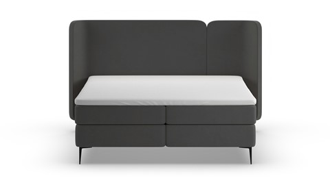 Boxspring Mesa - Warm wool, anthracite