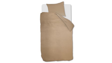 Dekbedovertrek Mist, light brown
