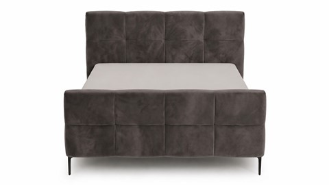 Boxspring Crystal - Velvet glow, dark grey