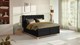 Boxspring Unik Elit vlak met gestoffeerd matras, black