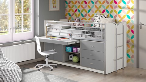 Halfhoogslaper Bonny, grijs