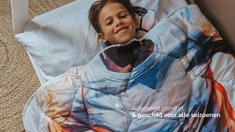 HappyBed (Kids) Voetballer - dekbed zonder overtrek