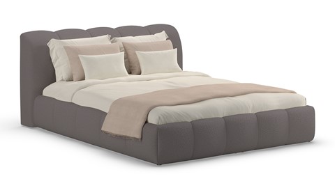 Bed Dune - Warm wool, dark grey