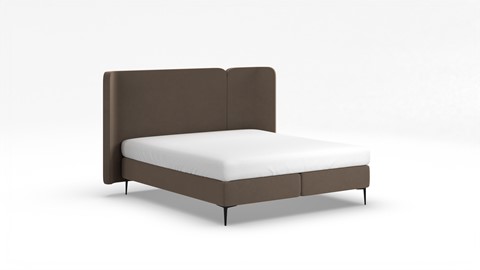 Boxspring Mesa met Kårlsson Excellence medium matras, liver