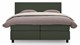 Boxspring Autentik Tunn vlak met gestoffeerd matras, green