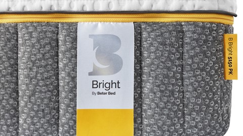 Pocketveermatras B Bright 5100 en 5150 koudschuim afdeklaag