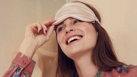 Essenza slaapmasker Alice moerbei zijde, ivoor
