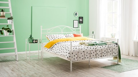 Bed Quincy, wit