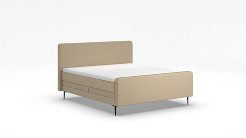 Elektrische boxspring Glade, natural