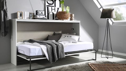Opklapbed Albero, wit