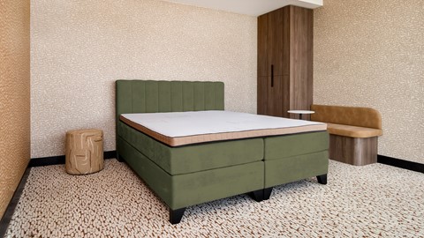 Hotelboxspring Suite met topper Comfort, sage