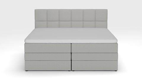 Opbergboxspring Jade - Bold touch, ashgrey
