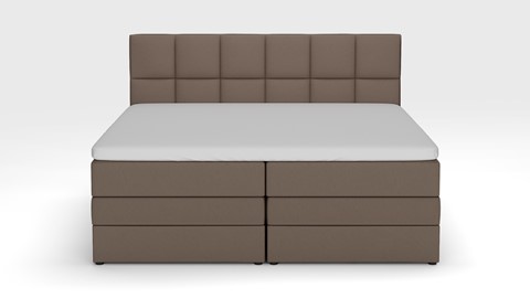 Opbergboxspring Jade - Matte leather, taupe