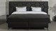 Boxspring BALR Superior vlak met gestoffeerd matras, crush