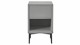 Nachtkast vierkant B Bright met 1 lade, zinc