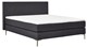 Boxspring Emerald vlak met gestoffeerd matras, anthracite