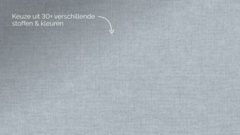 Boxspring Mica - Soft touch, light blue