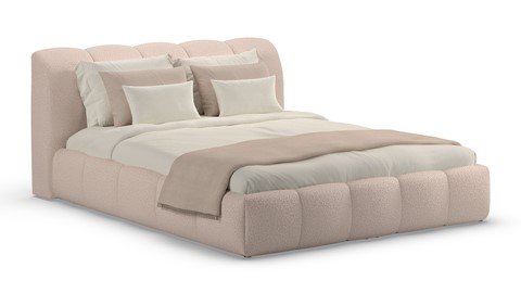 Bed Dune - Warm wool, beige
