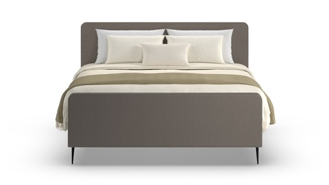 Elektrische boxspring Glade - Soft suede, liver