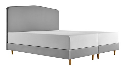 TEMPUR® boxspring FORM™ Geometric vlak, light grey