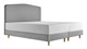 TEMPUR® boxspring FORM™ Geometric vlak, light grey