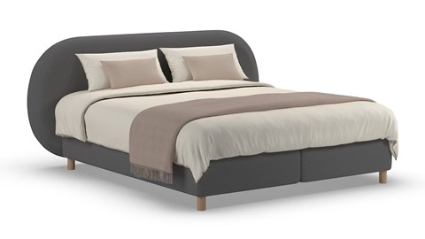 Boxspring Flow - Warm wool, anthracite