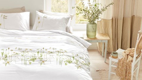 Dekbedovertrek Amaryllis, white