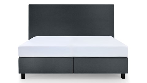 B Bright Platinum matras met boxspring Autentik Tunn vlak, anthracite