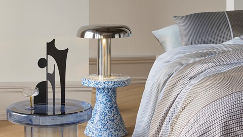 Dekbedovertrek Charlottes Ville, blauw grijs