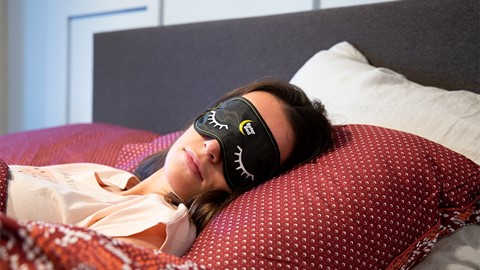 Slaapmasker Beter Bed, zwart