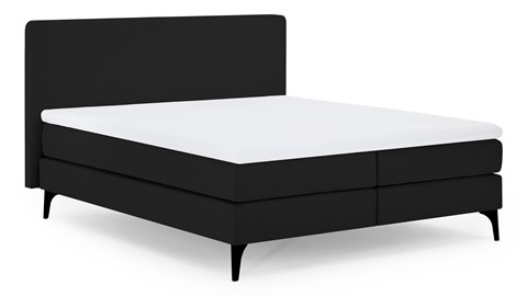 Boxspring Attraktiv Lykka vlak met gestoffeerd matras, black