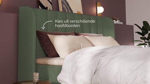 Boxspring Ivory - Pure touch, turtle