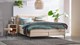 Boxspring Quartz vlak met gestoffeerd matras, rpes 03