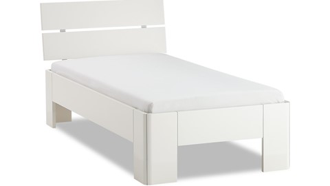 Bed Fresh 400 met hoofdbord, wit