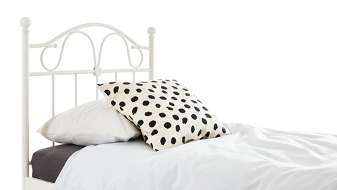 Bed Quincy, wit