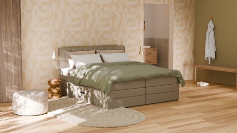 Opbergboxspring Jade - Bold touch, liver
