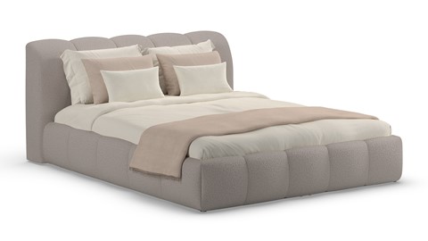 Bed Dune - Warm wool, grey