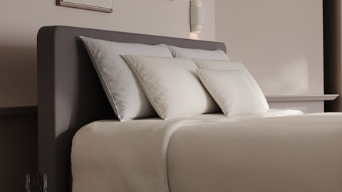 Boxspring Glade, dark grey