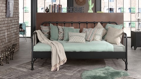 Kajuitbed Bronxx, zwart
