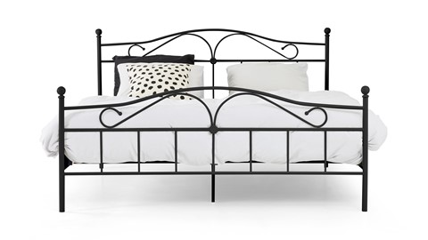 Bed Quincy, zwart