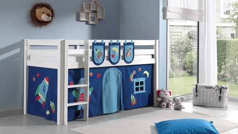 3 opbergzakjes astro Pino/Scott, blauw