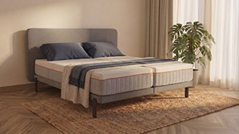 M line Recharge matras, wit/grijs
